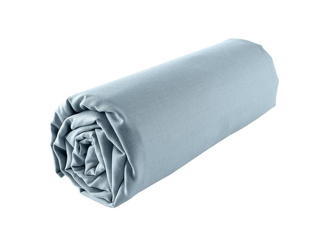 LEN&Ccedil;OL DE BAIXO COM EL&Aacute;STICO ACTUEL AZUL 52% POLIESTER / 48% ALGOD&Atilde;O 160X200CM