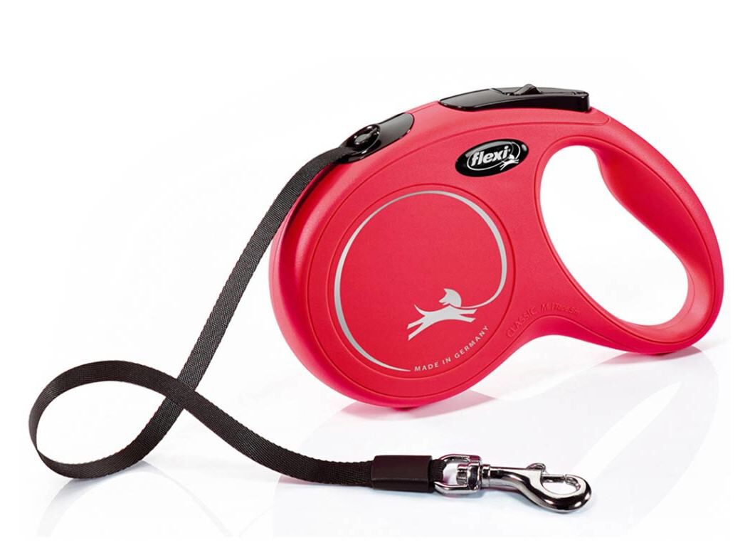 TRELA NEW CLASSIC FITA FLEXI VERMELHA 5MT L