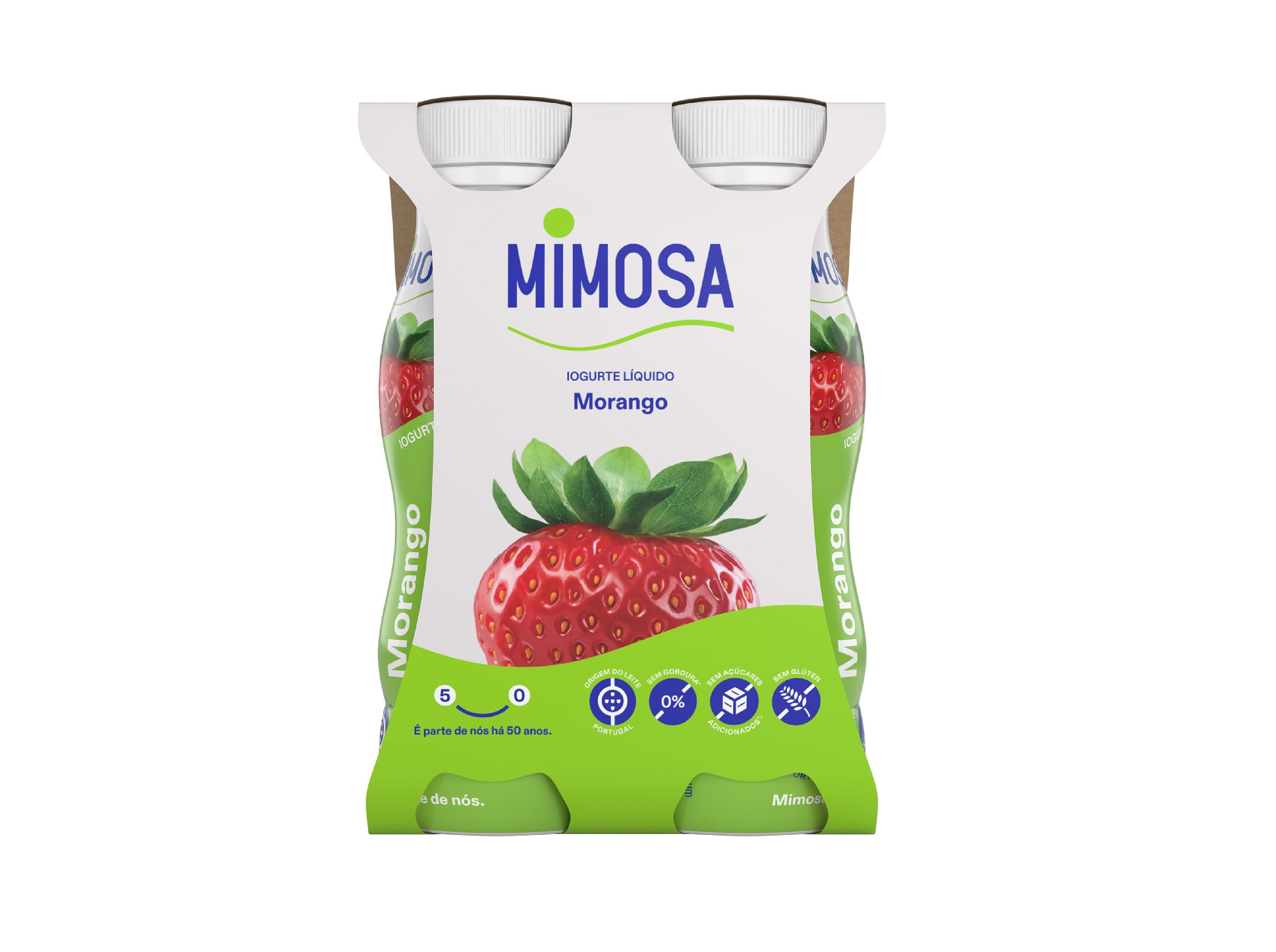 IOGURTE LIQUIDO MIMOSA MORANGO 4X151ML image number 0