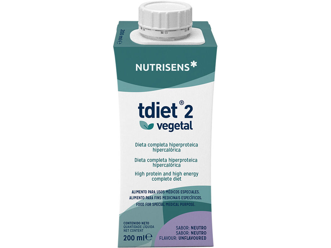 SUPLEMENTO NUTRISENS TDIET 2 VEGETAL NEUTRO 200 ML