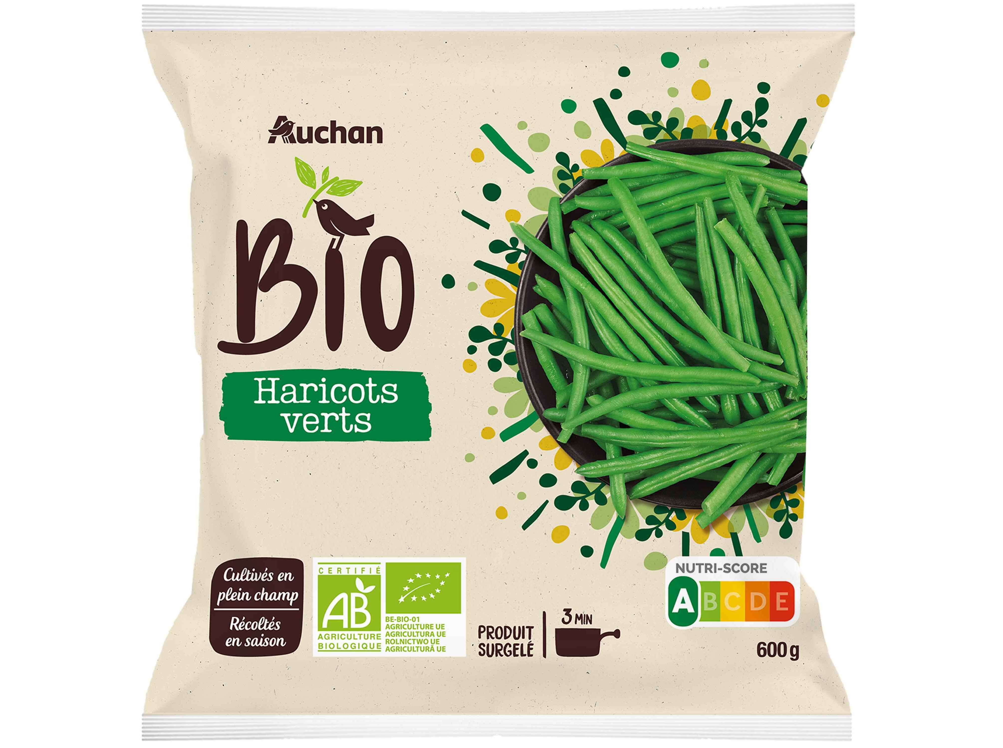 FEIJ&Atilde;O VERDE AUCHAN BIO 600G