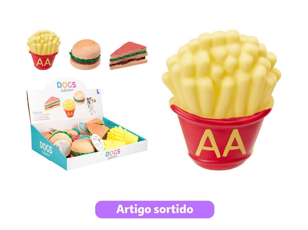 BRINQUEDO C&Atilde;O DOGS COLLECTION FAST FOOD MODELOS SORTIDOS image number 0