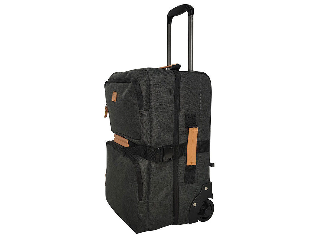 SACO TROLLEY AIRPORT GLOBETROTTER CINZENTO 30L 50X30X25CM