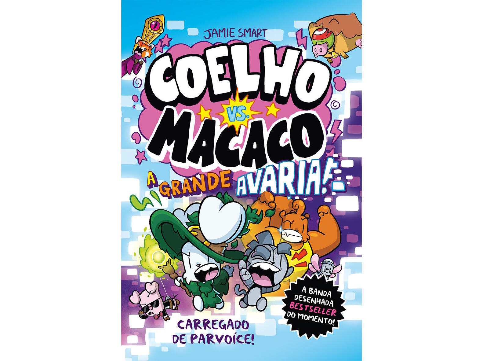 "LIVRO COELHO VS. MACACO: GRANDE AVARIA DE JAMIE SMART image number 1
