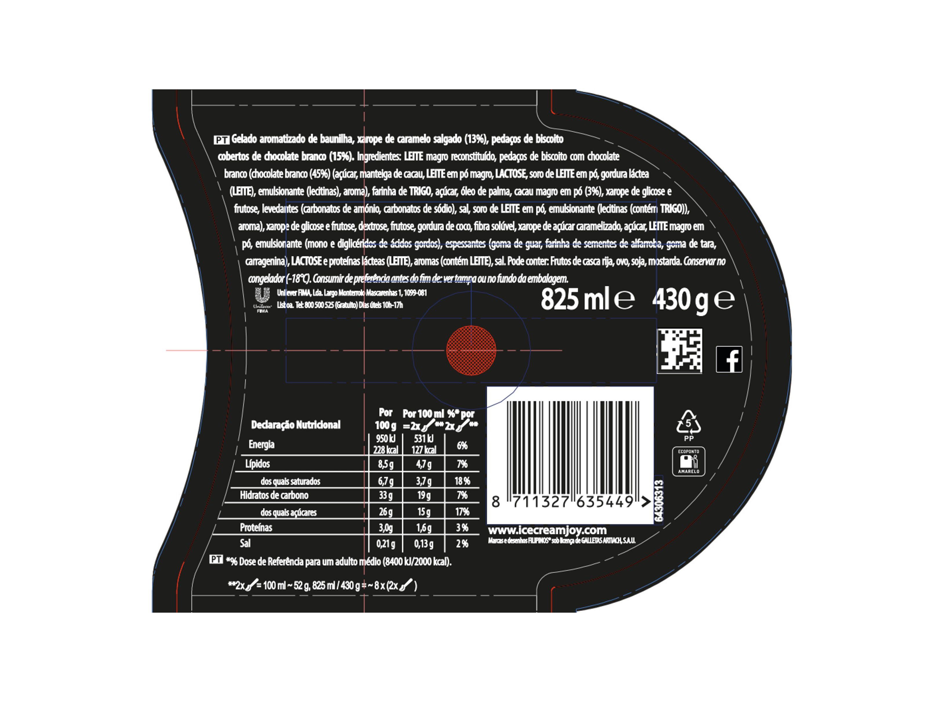 GELADO CARTE D'OR FILIPINOS 825ML image number 2