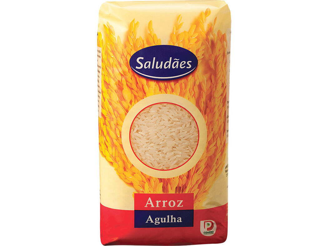 ARROZ AGULHA SALUD&Atilde;ES EXTRA LONGO 1KG