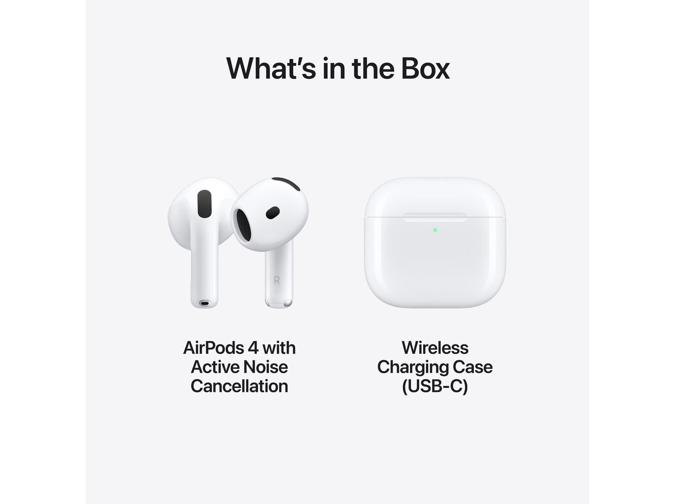 AURICULARES APPLE AIRPODS 4 COM CANCELAMENTO ATIVO DE RU&Iacute;DO (USB-C BRANCOS) image number 4