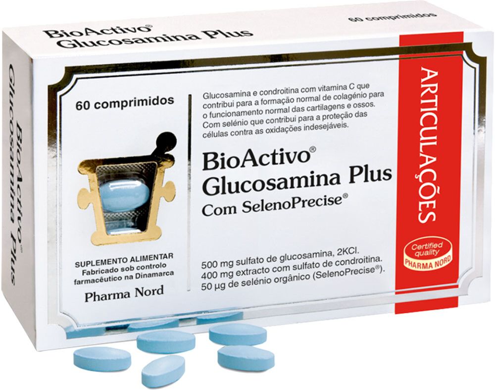 SUPLEMENTO BIOACTIVO GLUCOSAMINA PLUS 60 COMPRIMIDOS