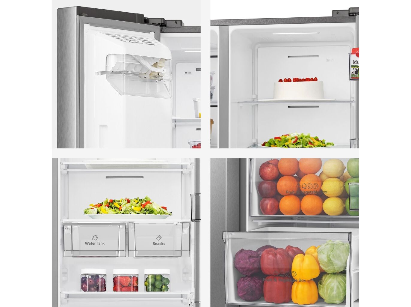 FRIGOR&Iacute;FICO AMERICANO HISENSE RS818N4TIE1 (NO FROST E 179CM 632L LOOK INOX) image number 6