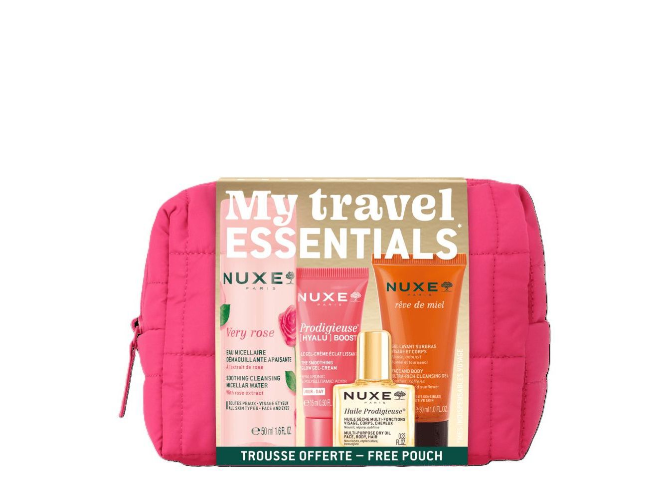 BOLSA VIAGEM NUXE INDISPENS&Aacute;VEIS 30+10+50+15ML image number 0