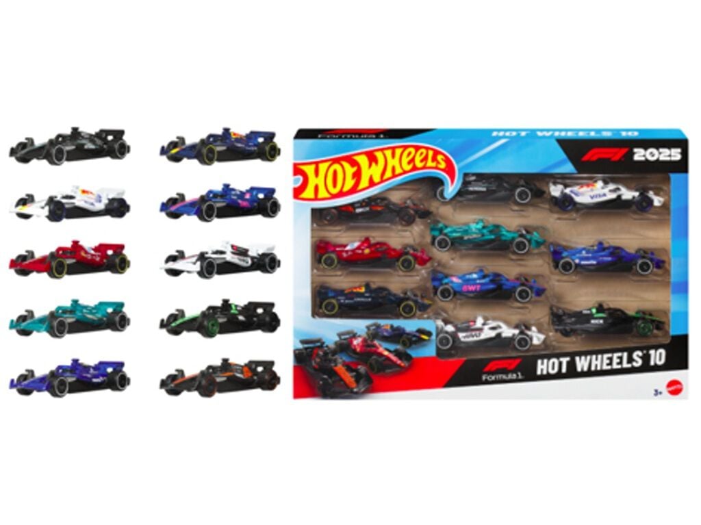 VEICULO F1 HOT WHEELS PACKS 10 image number 0