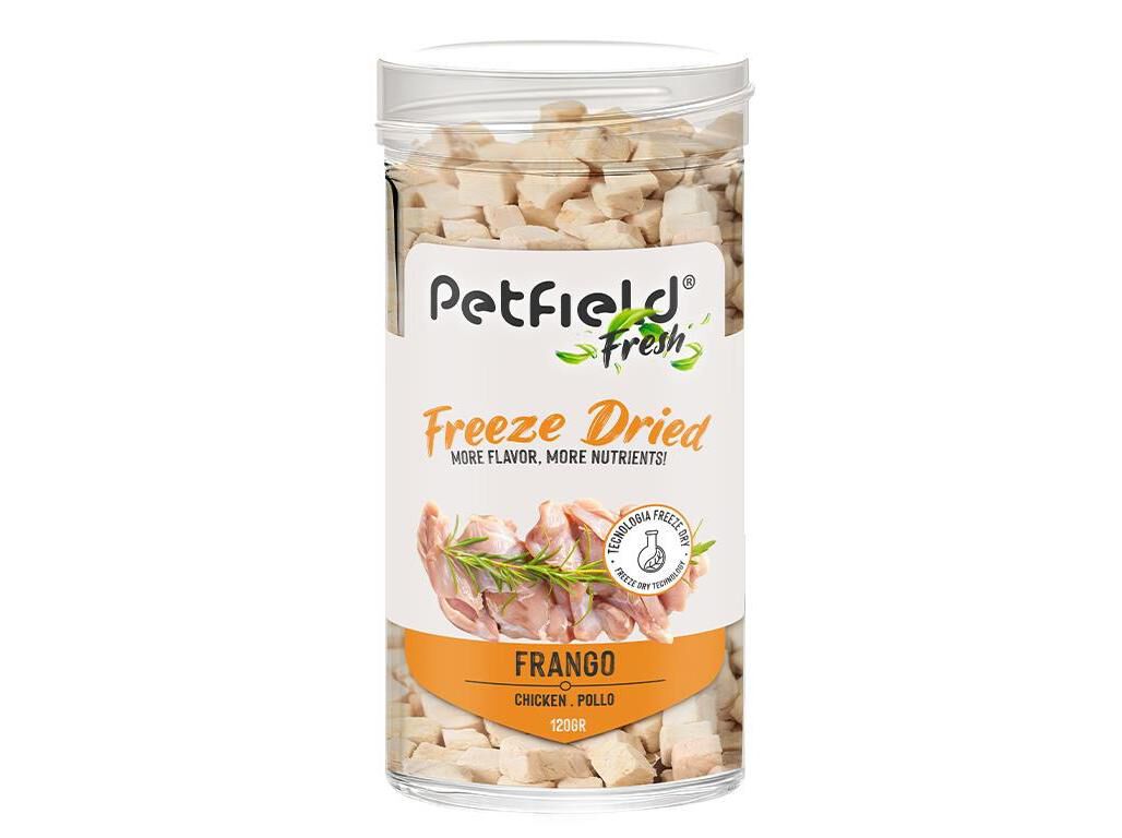 SNACK C&Atilde;O PETFIELD FRESH FREEZE DRIED FRANGO 120G image number 0