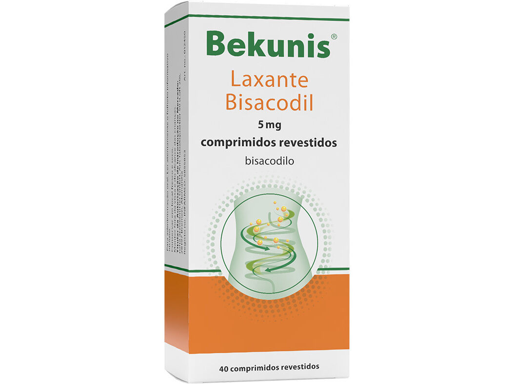 COMPRIMIDOS BEKUNIS BISACODIL 5MG 40CPS image number 0