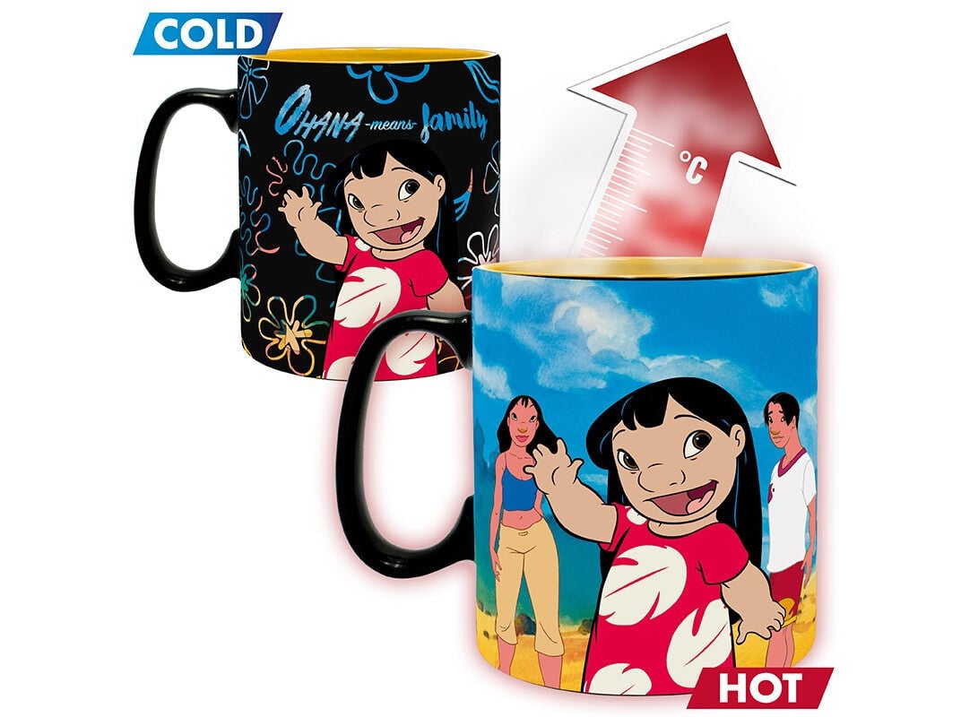 CANECA LILO & STITCH TERMORREACTIVA 460ML