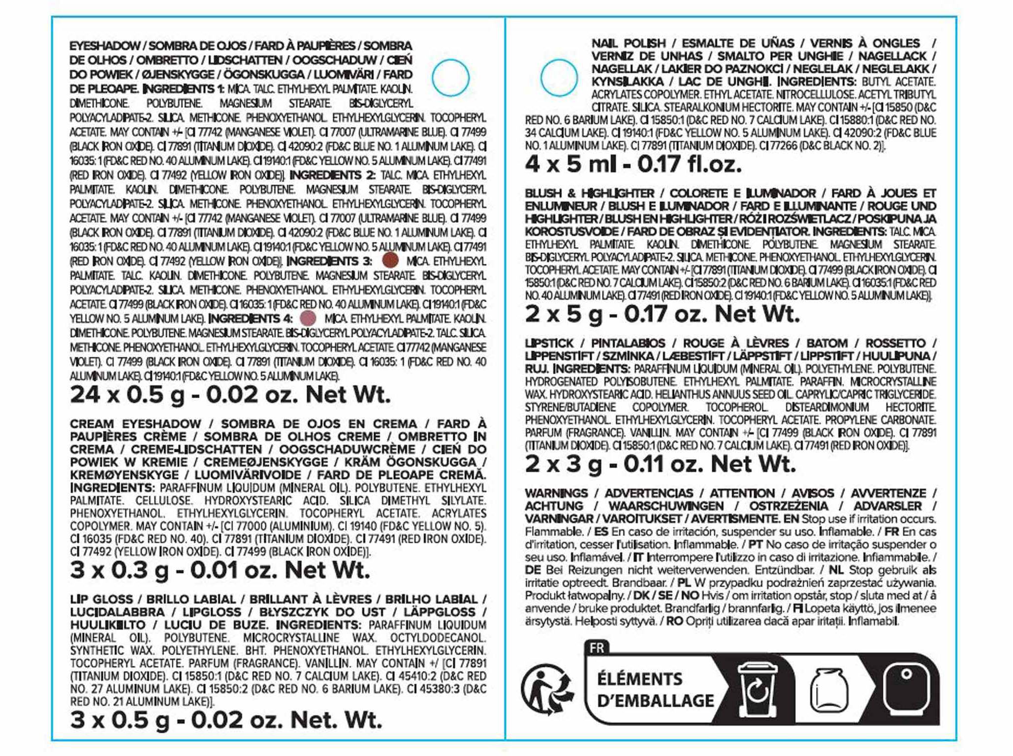 MALA MAQUILHAGEM MAGIC STUDIO COLORFUL image number 1