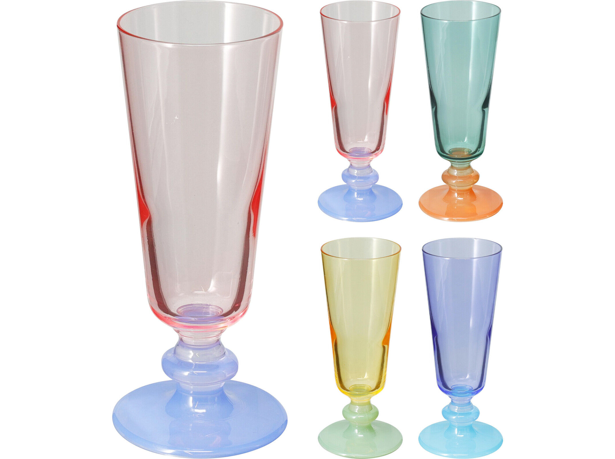 FLUTE 2 TONS 180ML CORES SORTIDAS image number 1