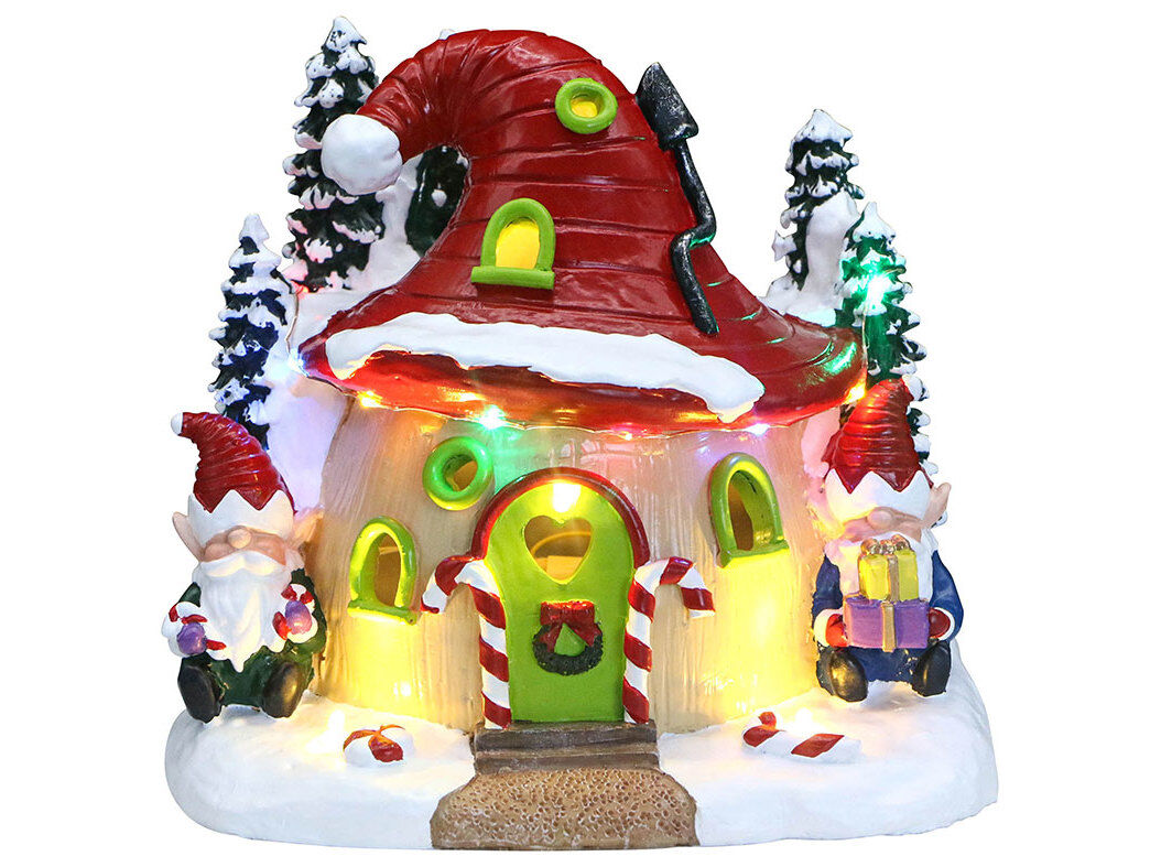 VILA DE NATAL ACTUEL COM LUZ E M&Uacute;SICA 17.5CM image number 0