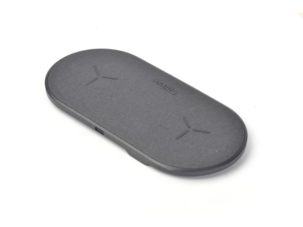 CARREGADOR DUPLO WIRELLES QILIVE USB-C CINZA image number 2