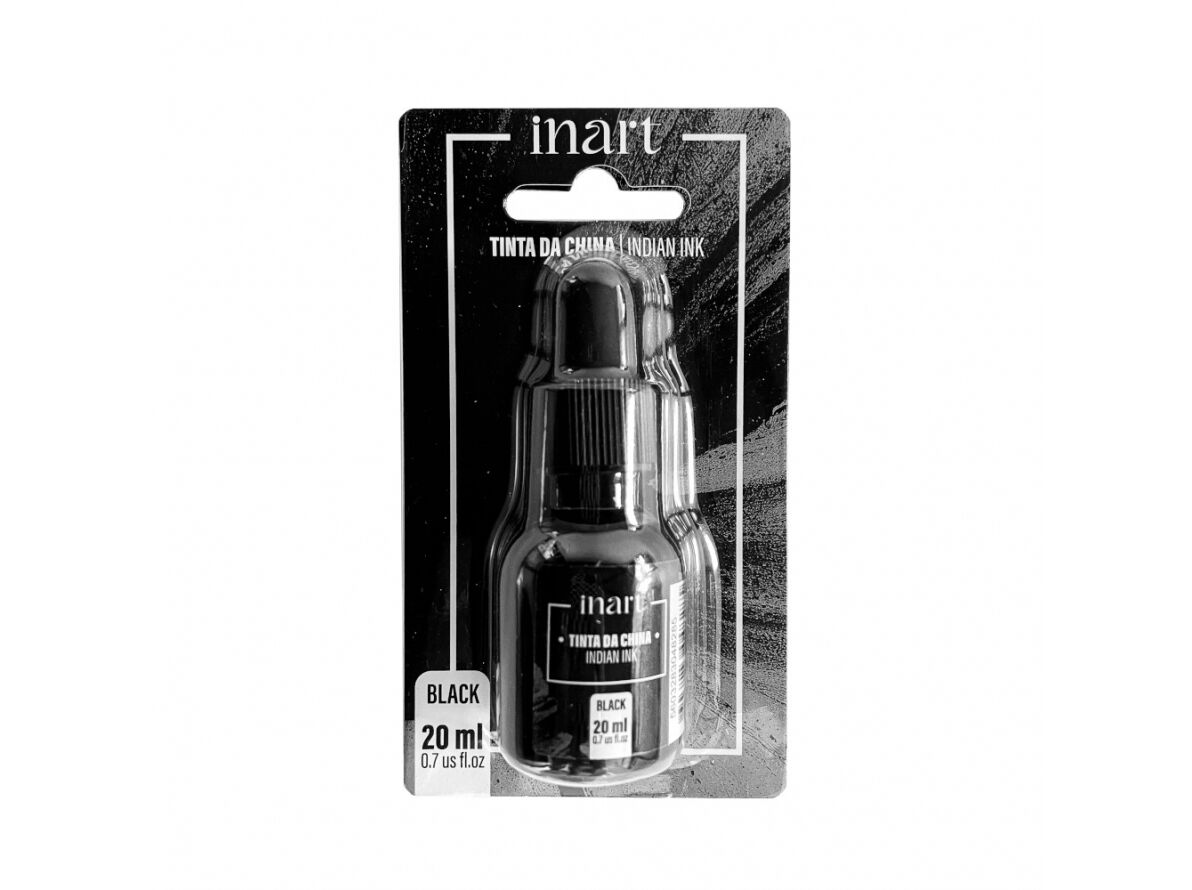 TINTA DA CHINA INART PRETA 20ML image number 0