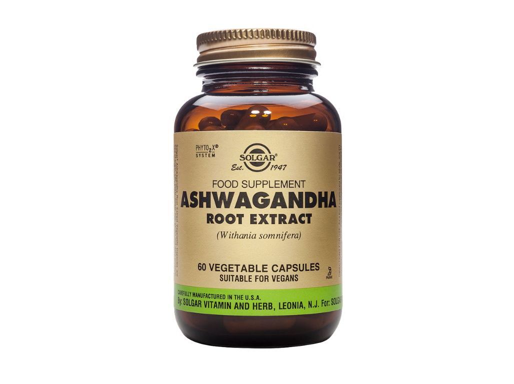 SUPLEMENTO SOLGAR ASHWAGANDHA 60 CAPSULAS image number 0