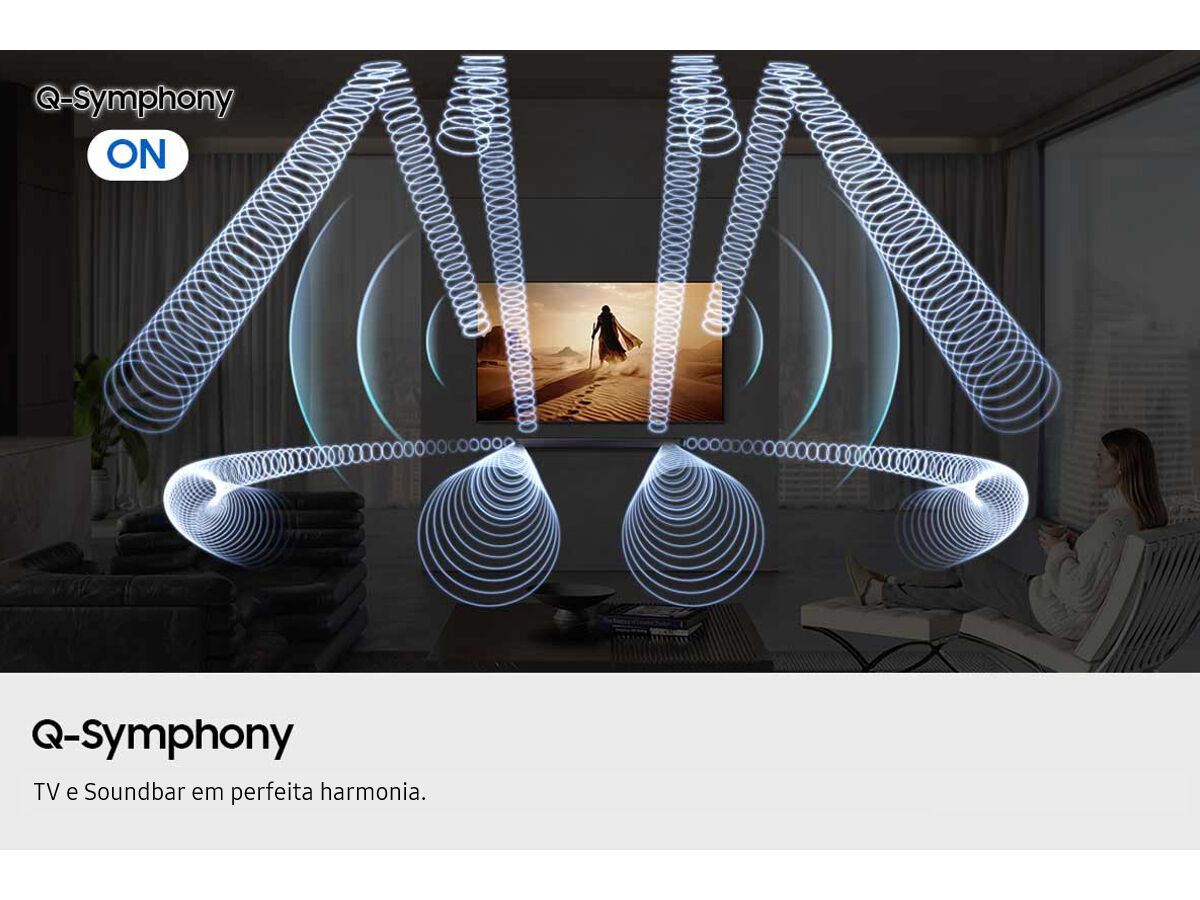 BARRA DE SOM SAMSUNG HW-Q600H/XC 3.1.2 CH 320W image number 3