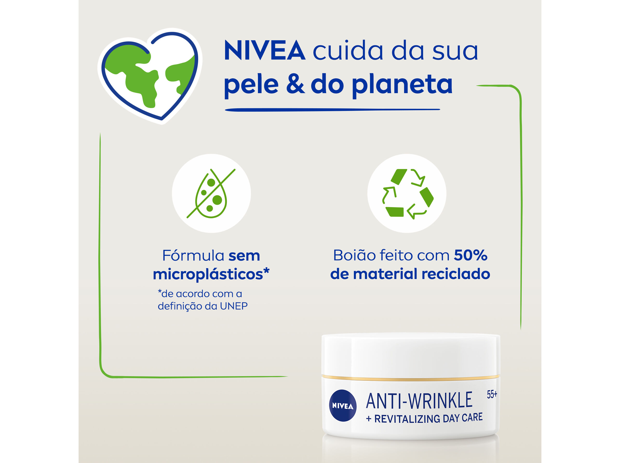 CREME DE ROSTO NIVEA ANTIRRUGAS DIA 50+ 50ML image number 2