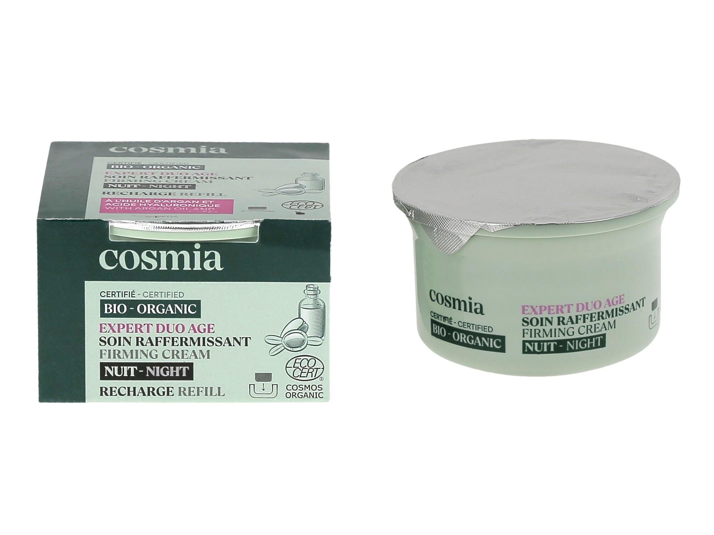 CREME ROSTO COSMIA BIO RECARGA EXPERT DUO AGE NOITE 50ML image number 1