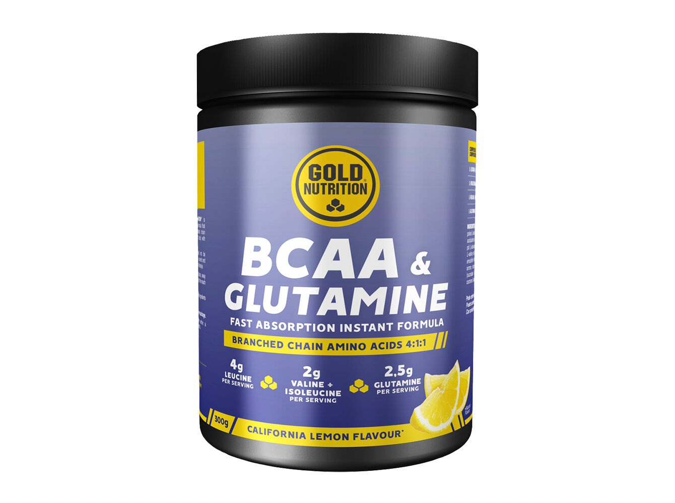 SUPLEMENTO GOLDNUTRITION BCAA'S LIM&Atilde;O-LIMA 300G image number 0