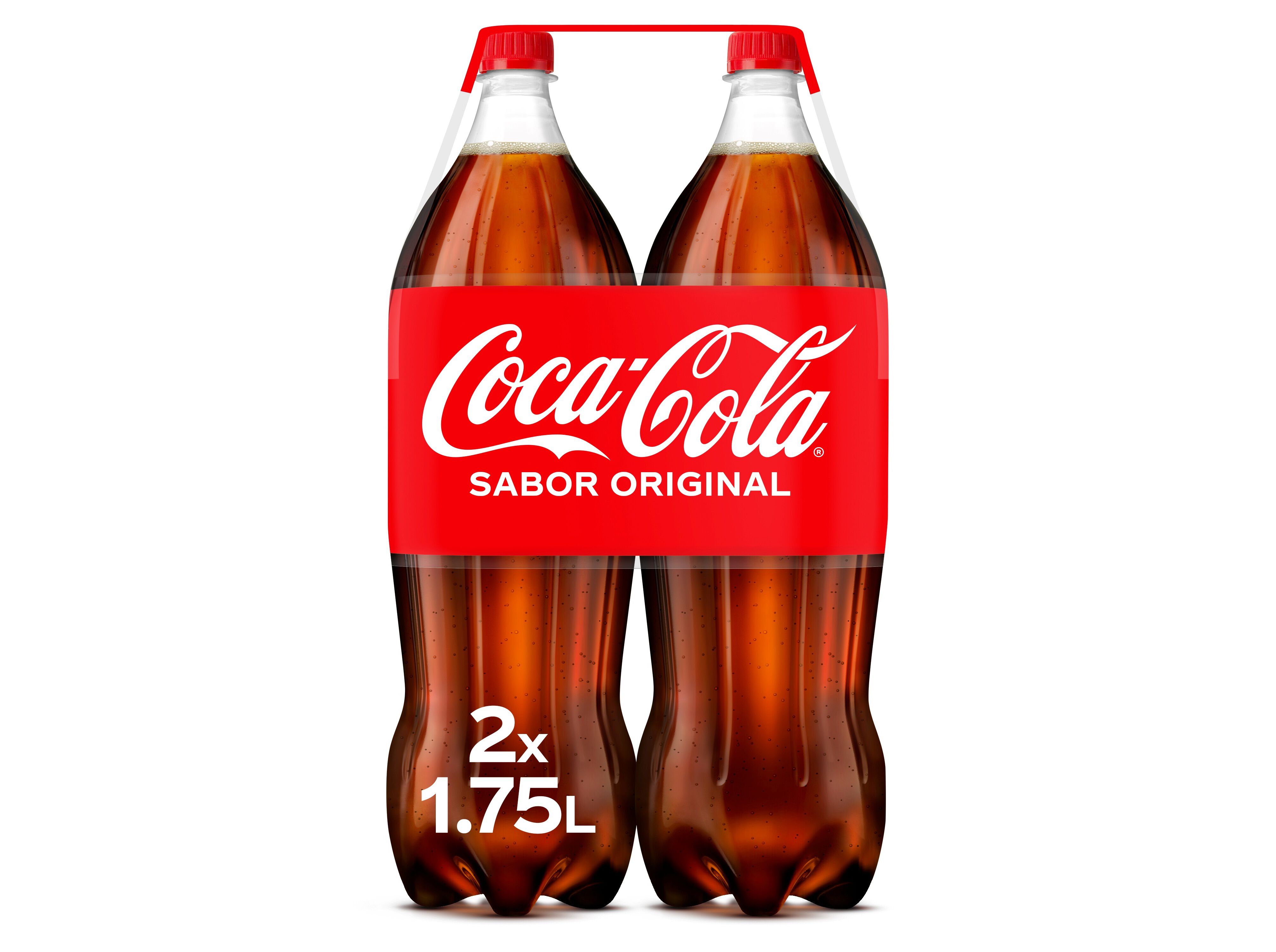 REFRIGERANTE C/ G&Aacute;S COCA-COLA ORIGINAL 2X1.75L (SDR)