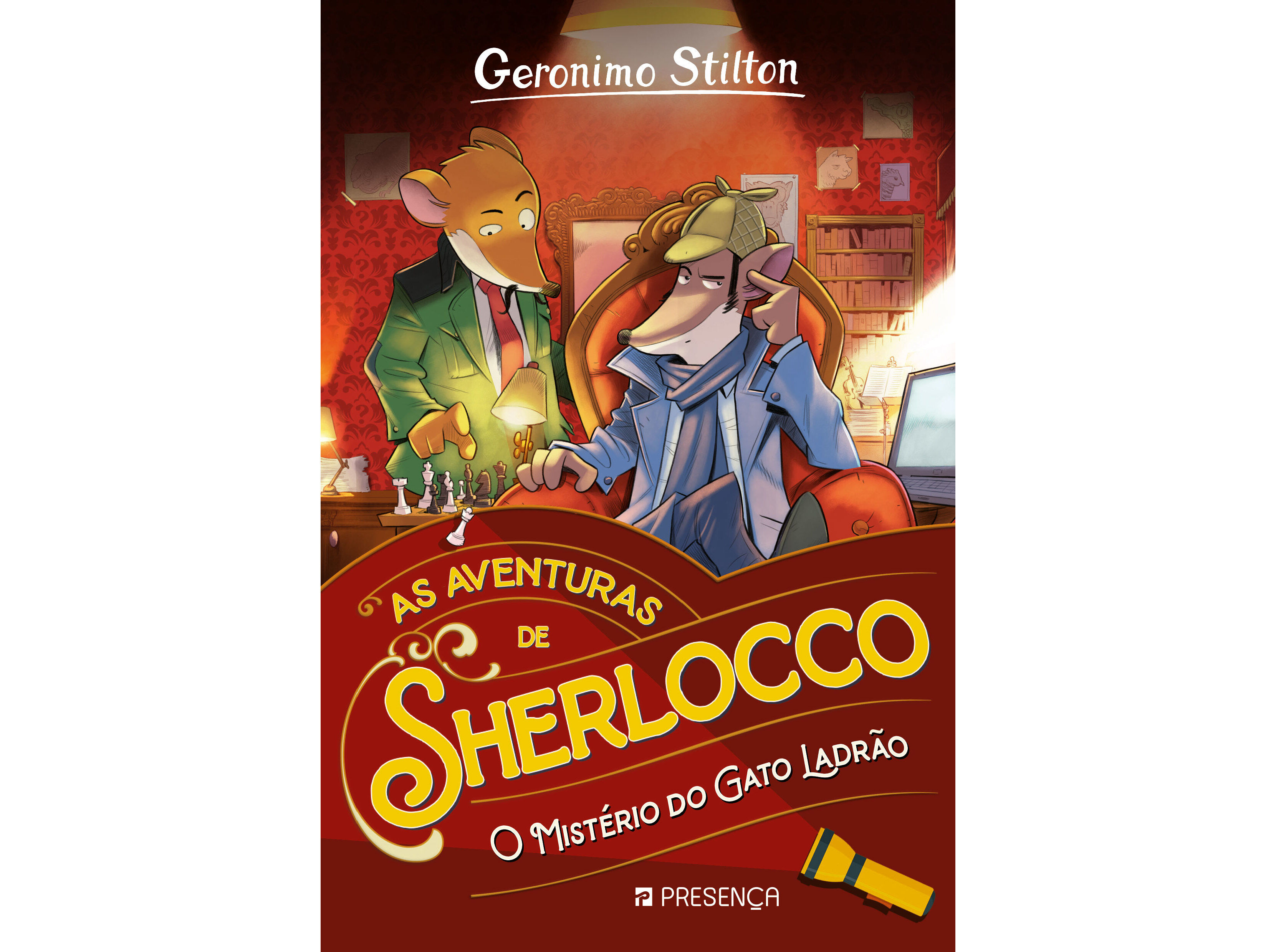 LIVRO O MIST&Eacute;RIO GATO LADR&Atilde;O DE GERONIMO STILTON image number 1
