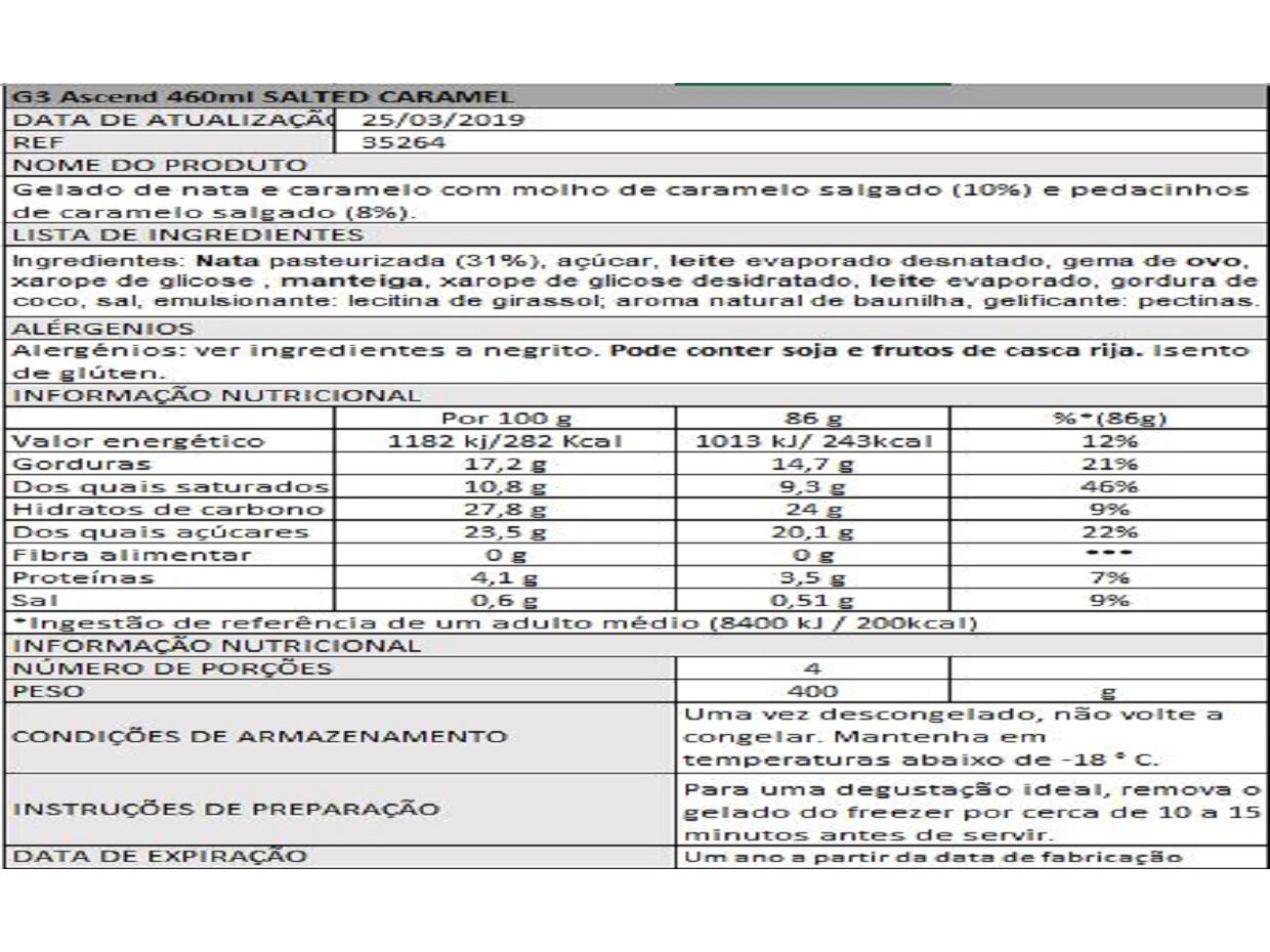 GELADO H&Auml;AGEN-DAZS SALTED CARAMEL 460ML image number 1