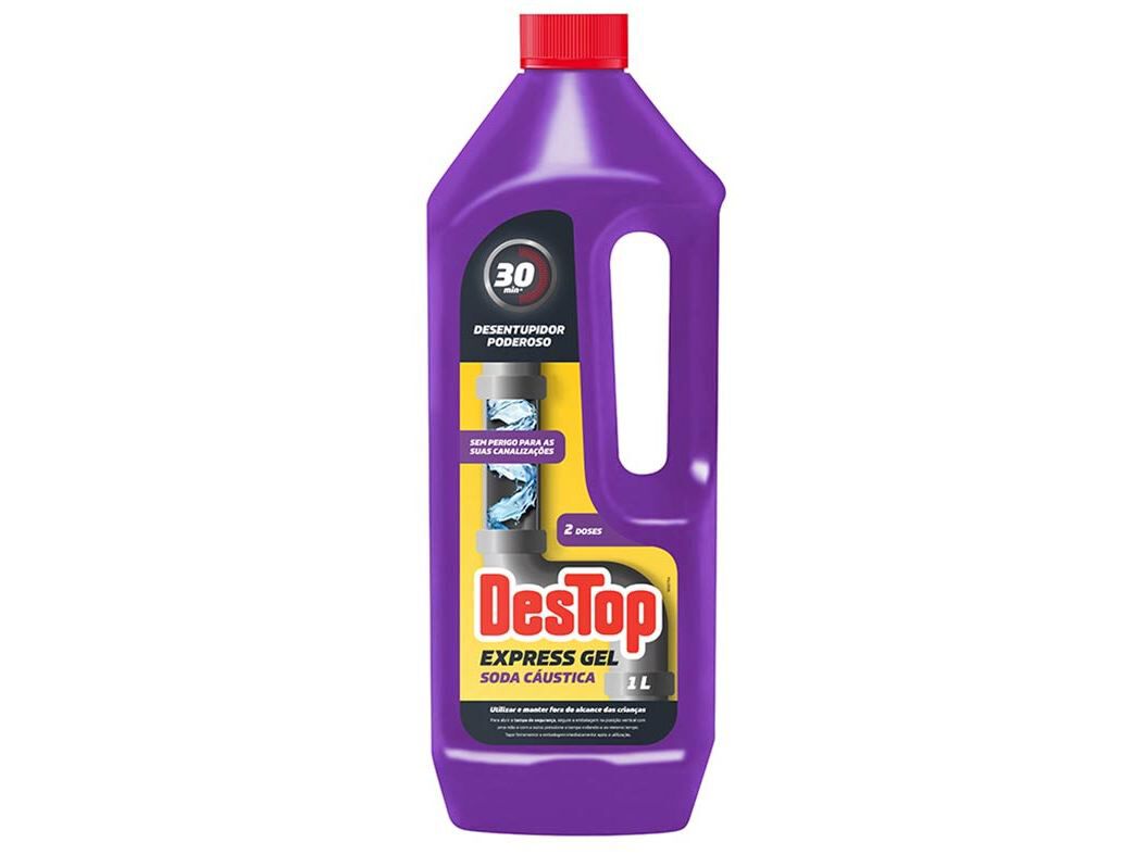 Desentupidor de Canos Gel Express Destop 1L