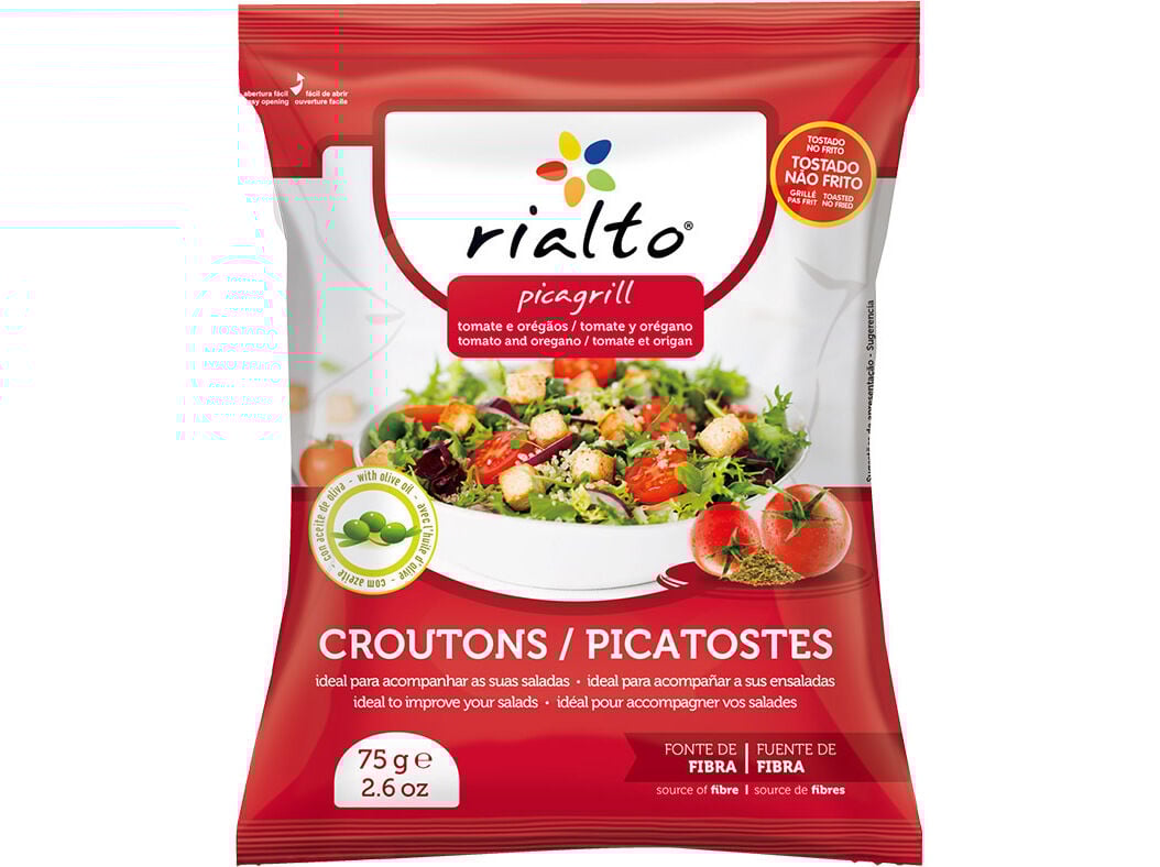 CROUTONS PICAGRILL TOSTADOS COM TOMATE E OREG&Atilde;OS 75G image number 0