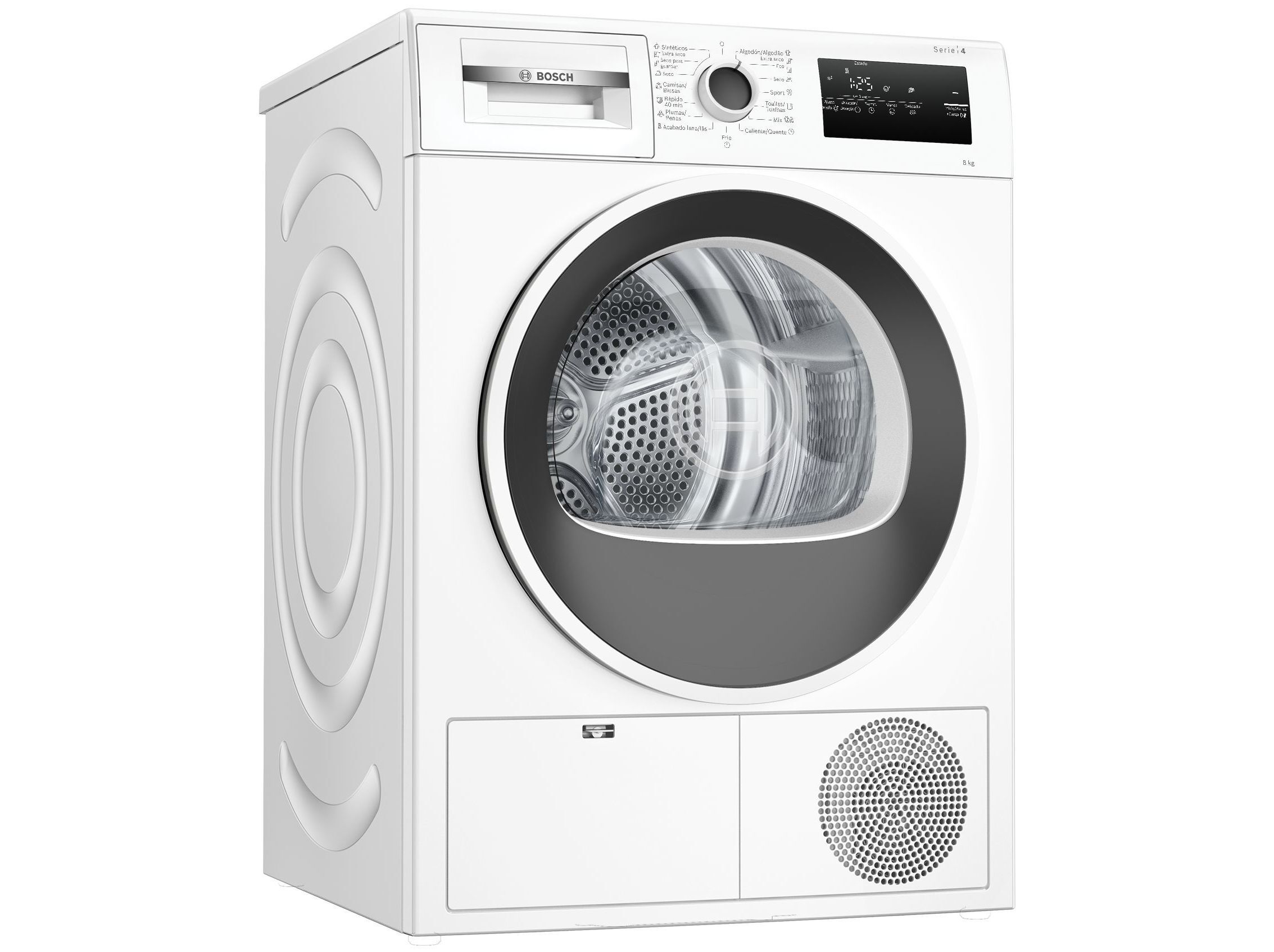 M&Aacute;QUINA DE SECAR ROUPA BOMBA CALOR BOSCH WTR83200ES BRANCO E 8KG image number 1