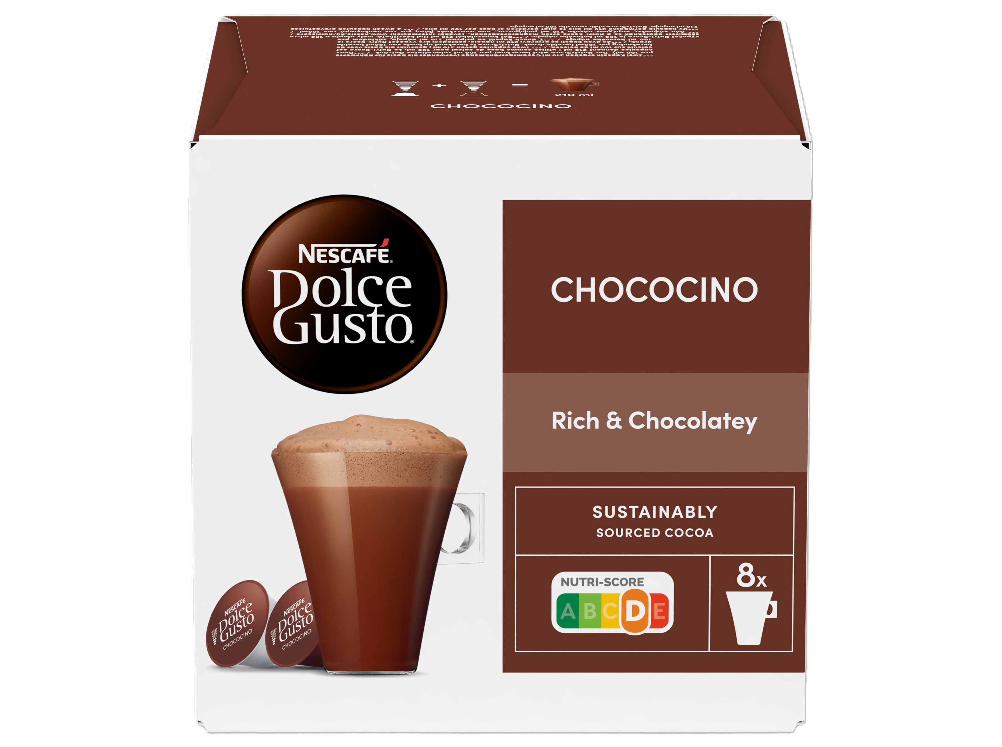 C&Aacute;PSULAS DOLCE GUSTO CHOCOCCINO 8UN