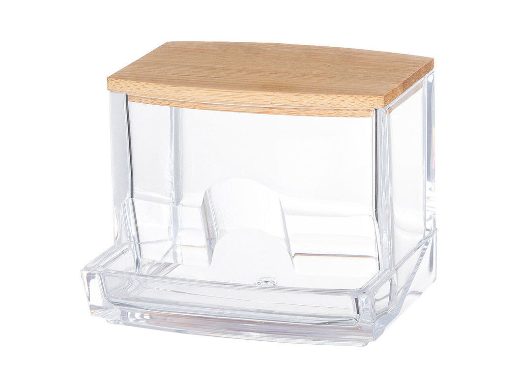 CAIXA ARRUMA&Ccedil;&Atilde;O ACTUEL TAMPA BAMBOO 9.3X8X7.4CM