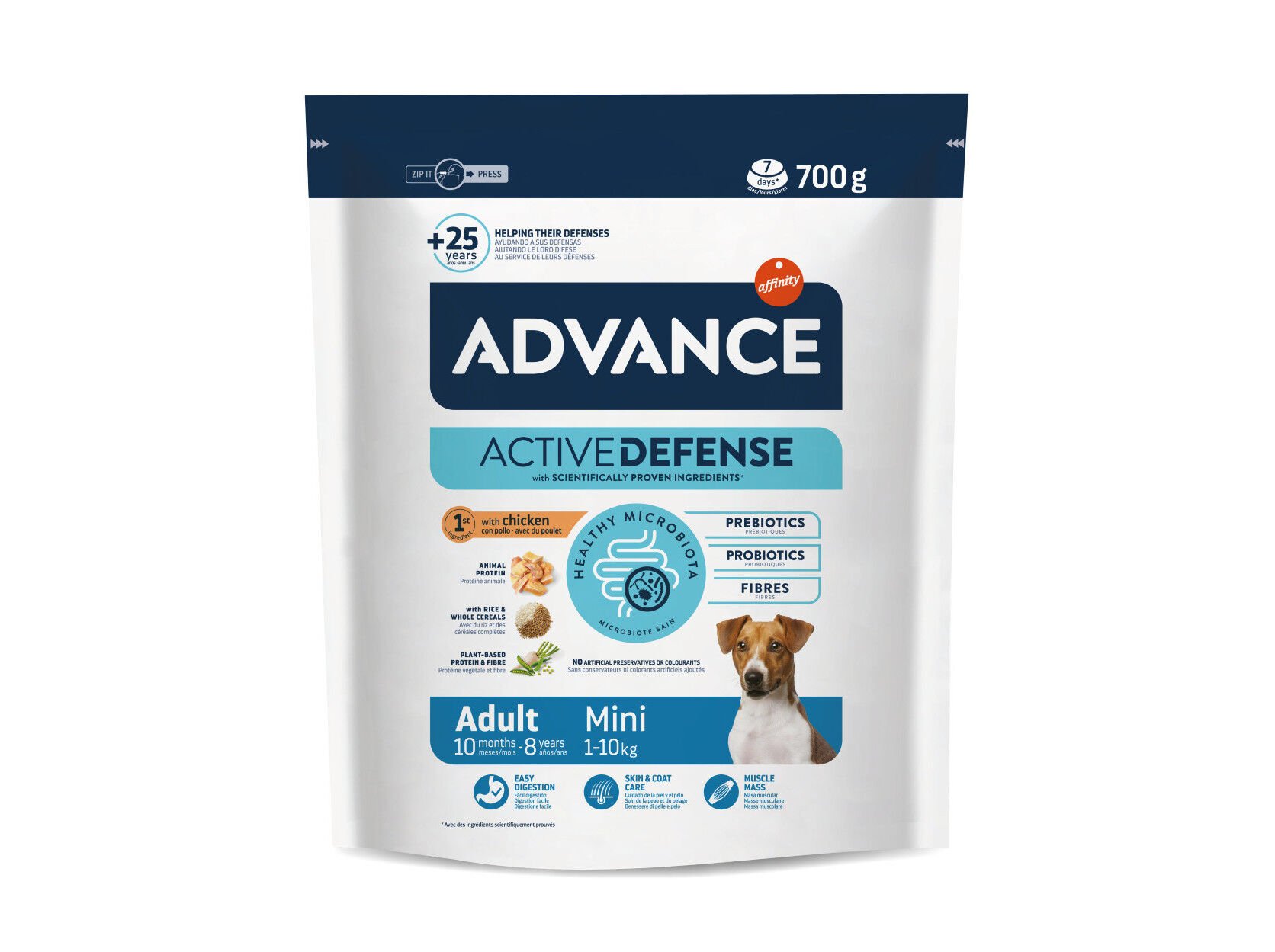 RA&Ccedil;&Atilde;O C&Atilde;O MINI ADVANCE FRANGO 700G image number 1