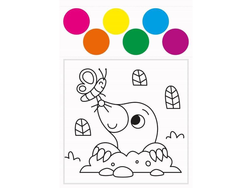 LIVRO COME&Ccedil;A A PINTAR LE&Atilde;O - VERMELHO image number 1