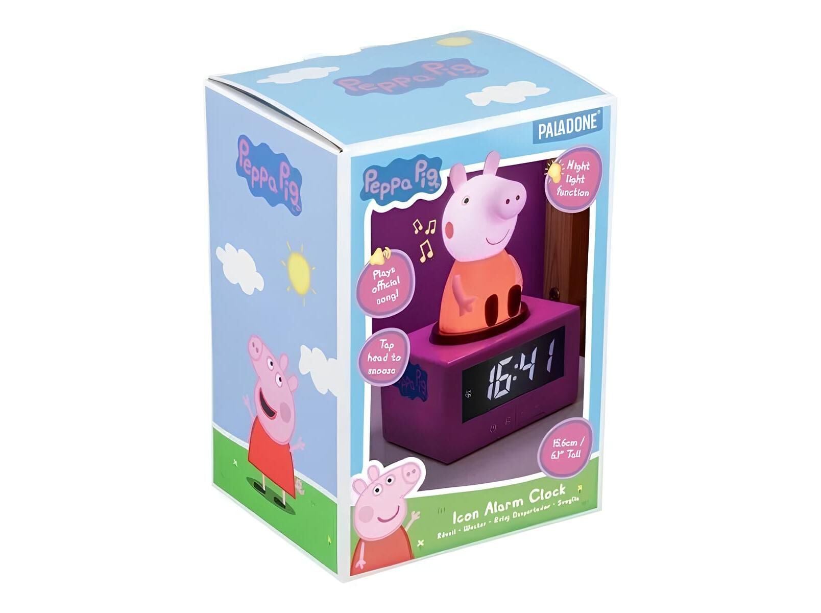 DESPERTADOR PEPPA PIG RELOGIO E LUZ 156CM image number 0