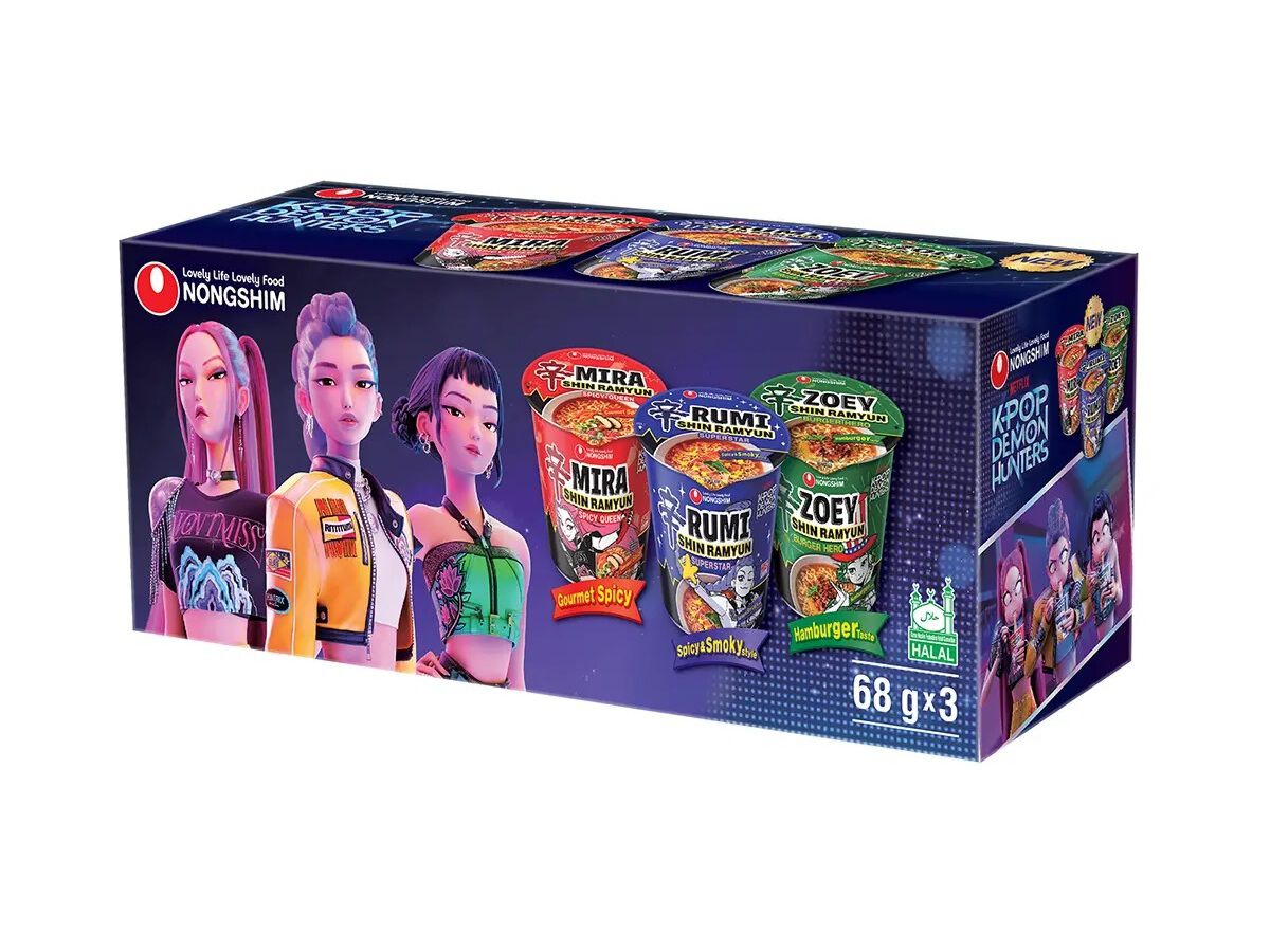 NOODLES NONGSHIM K-POP DEMON HUNTERS 204G (3UN)