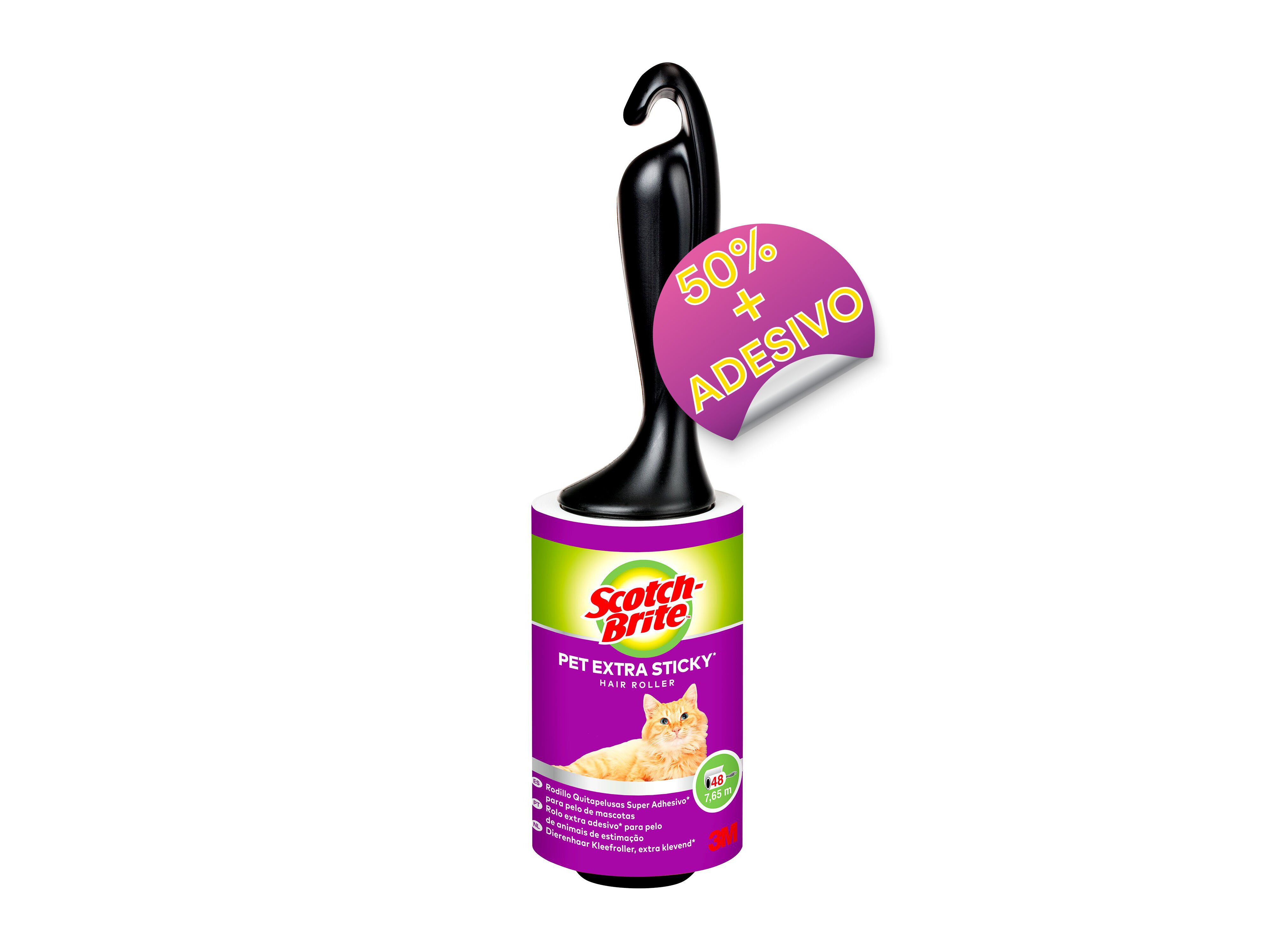 REMOVEDOR DE PELOS SCOTCH-BRITE PET SUPER ADESIVO image number 0