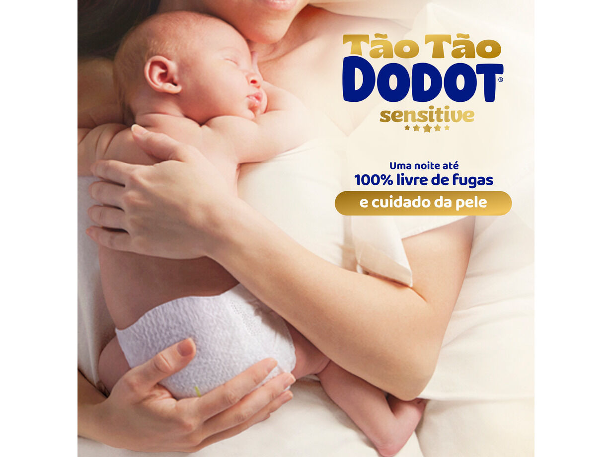 FRALDAS DODOT SENSITIVE BOX T1 168UN image number 3