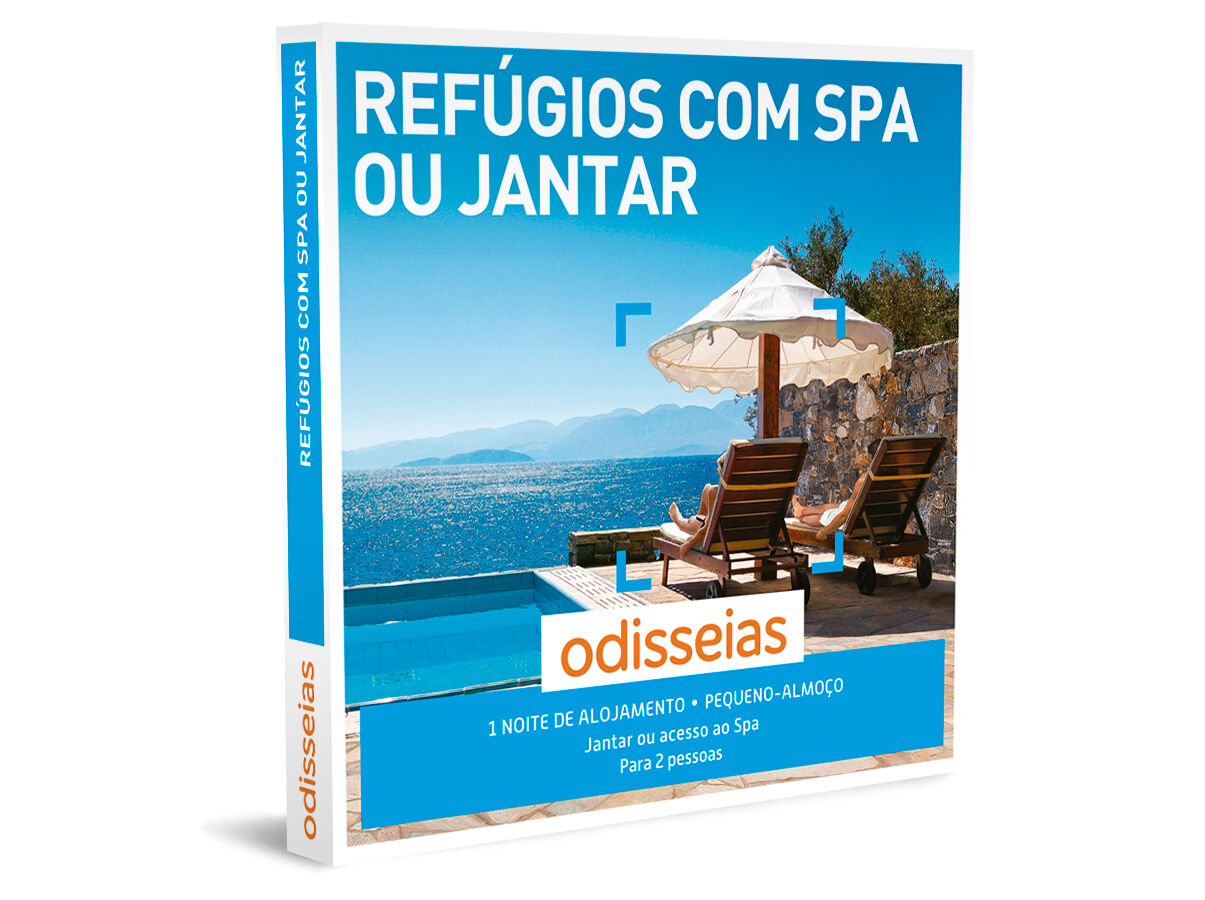 PACK ODISSEIAS REF&Uacute;GIOS COM SPA OU JANTAR