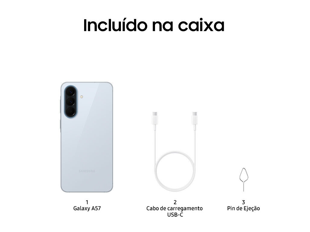 SMARTPHONE SAMSUNG GALAXY A57 5G 256GB AZUL CLARO image number 7