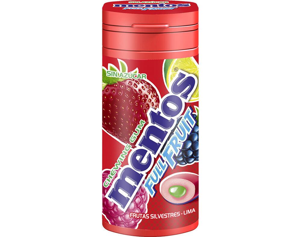 PASTILHAS MENTOS EL&Aacute;STICAS FRUTOS SILVESTRES E LIMA 30G image number 0