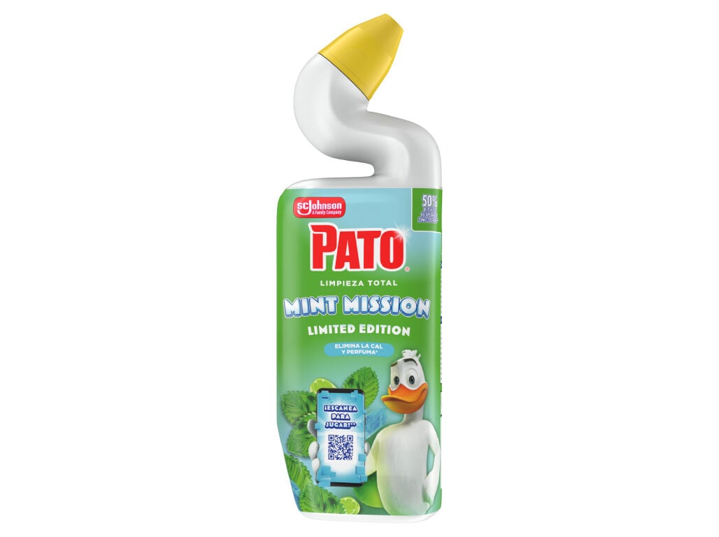 GEL SANIT&Aacute;RIO PATO MINT MISSION 750ML