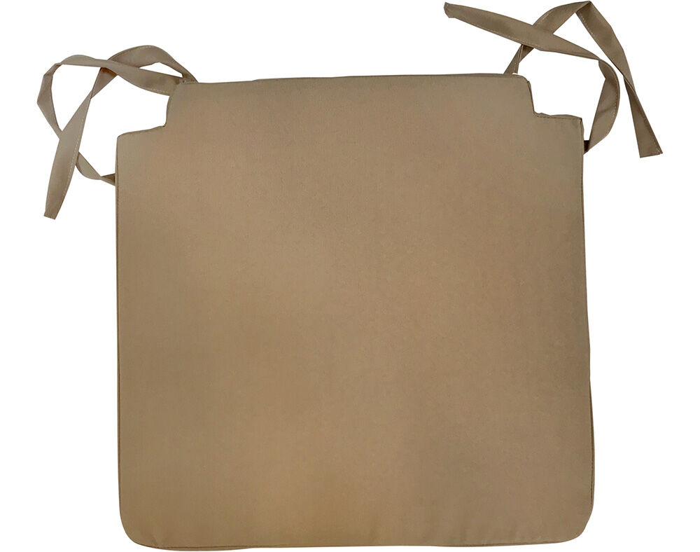 ASSENTO CADEIRA LISO 100% POLIESTER CREME 40X40CM