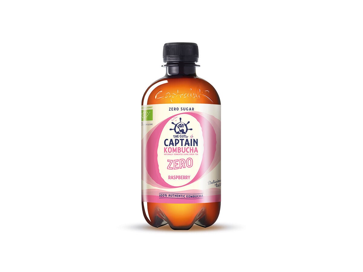 KOMBUCHA THE GUTSY CAPTAIN FRAMBOESA ZERO BIO 400ML (SDR) image number 1