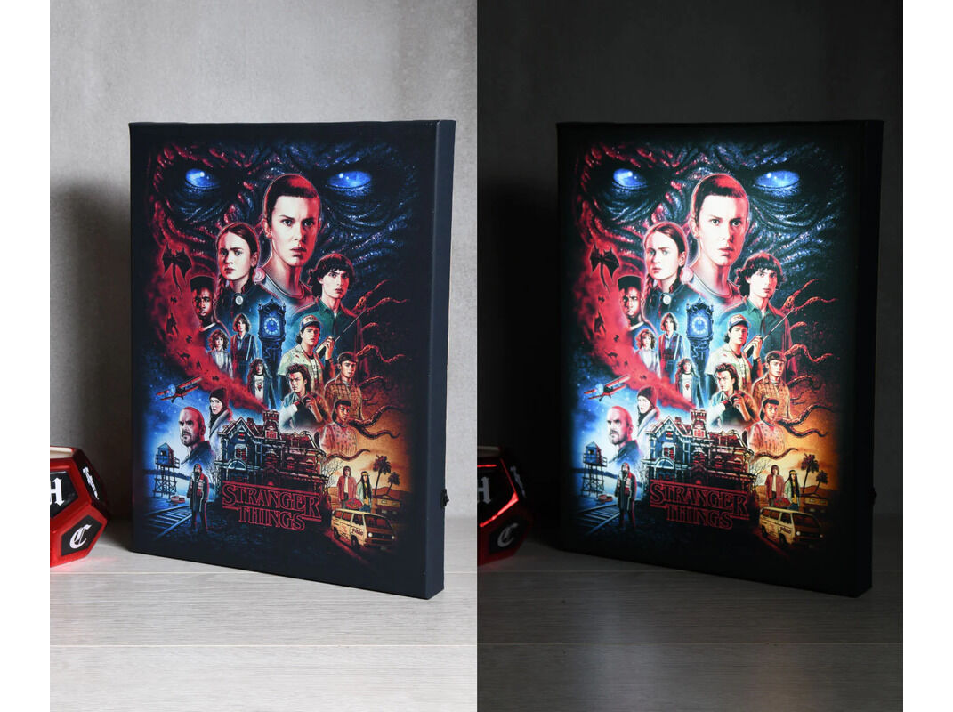 TELA STRANGER THINGS COM LUZ image number 1