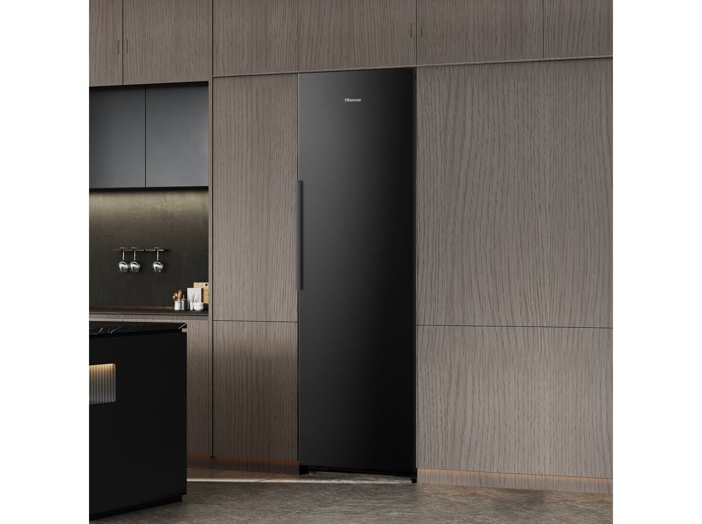 FRIGOR&Iacute;FICO HISENSE KITCHEN FIT RL3K370SAFC (NO FROST C 185.6CM 372L PRETO) image number 4